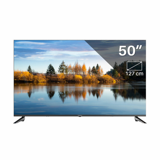 Google Smart TV | TeeView 50 inch 4K UHD Google TV | Frameless Design | Smart TV | 3xHDMI 2x USB | Ci+ | Triple Tuner DVB-T/T2/S/S2/C | Dolby Digital | HDR10 | in Eindhoven geassembleerd | TeeView TV50QUG-EU
