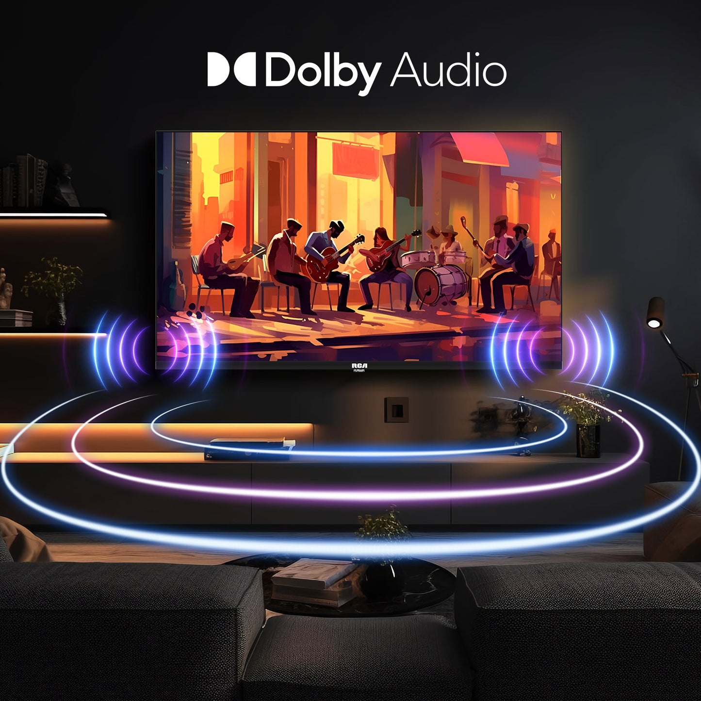 RCA HD LED TV | 32 Inch/81 cm | Frameless | Triple Tuner (DVB-T/T2-C/CI+-S/S2) | HDMI | CI+ | USB Media Player | Hotelmodus | Dolby Audio | In Eindhoven geassembleerd | NRB32HQ1