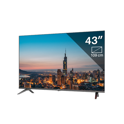 Google Smart TV | TeeView 43 inch QLED TV, 4K Ultra HD Google TV | 3xHDMI 2x USB | Ci+ | Triple Tuner DVB-T/T2/S/S2/C | Frameless Design | in Eindhoven geassembleerd | TV43QQG-EU