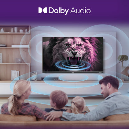 RCA  Roku Smart TV - LED UHD 4K - 43 inch/110 cm - Frameless Design - Tripple Tuner DVB-T/T2/S/S2/C - HDMI x3, USB x2, CI+ - Geassembleerd in Eindhoven - RK43UN1