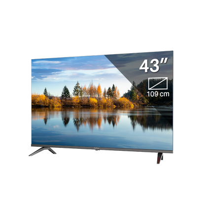 Google Smart TV | TeeView | 43 inch TeeView 4K UHD LED TV | 3xHDMI 2x USB | Ci+ | Triple Tuner DVB-T/T2/S/S2/C | Frameless Design | in Eindhoven geassembleerd | TV43QUG-EU