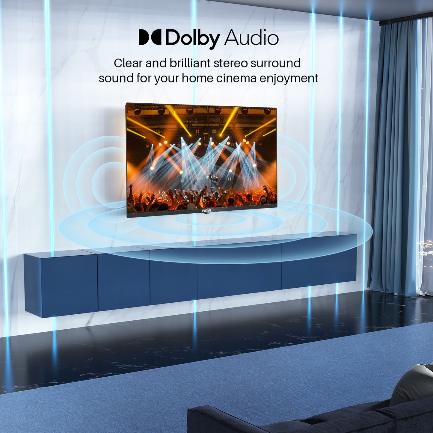 RCA Android Smart TV | 32 inch/81cm |  LED HD | Triple Tuner | USB x2 & HDMI x3 | SRA32HQ1