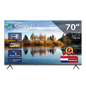 TeeView Google Smart TV - QLED 4K Ultra HD - 70 inch/177 cm - Frameless Design - Tripple Tuner DVB-T/T2/S/S2/C - HDMI x3, USB x2, CI+ - Voice Controle & Streaming apps - Geassembleerd in Eindhoven - TV70UQG-EU