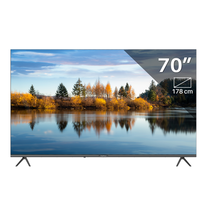 Google Smart TV | TeeView 70 inch QLED 4K Ultra HD Google TV | 3xHDMI 2x USB | Ci+ | Triple Tuner DVB-T/T2/S/S2/C | Frameless Design | Smart TV | in Eindhoven geassembleerd | TeeView TV70UQG-EU