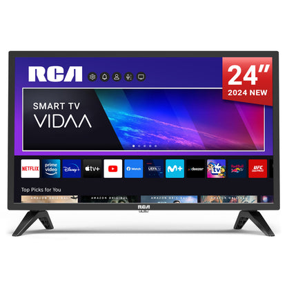 RCA HD VIDAA Smart TV | 24 Inch/60 cm | Trippel Tuner (DVB-T/T2/C/S/S2) | CI/Ci+ | Hotel Modus | VRS24HF1