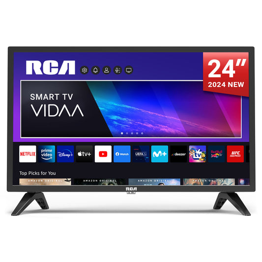 RCA HD VIDAA Smart TV | 24 Inch/60 cm | Trippel Tuner (DVB-T/T2/C/S/S2) | CI/Ci+ | Hotel Modus | VRS24HF1