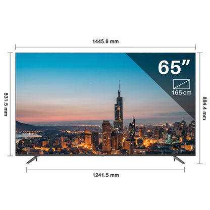 Google Smart TV | TeeView TV 65 inch QLED | 4K Ultra HD | Frameless Design | in Eindhoven geassembleerd | TV65QQG-EU