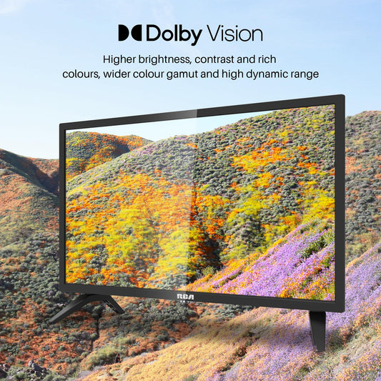 Google Smart TV | RCA 24 Inch HD Google TV | Smart TV met Google Assistant & Chromecast | 1x HDMI & 1x USB | Compact & Veelzijdig | In Eindhoven geassembleerd | RCA IRS24H1