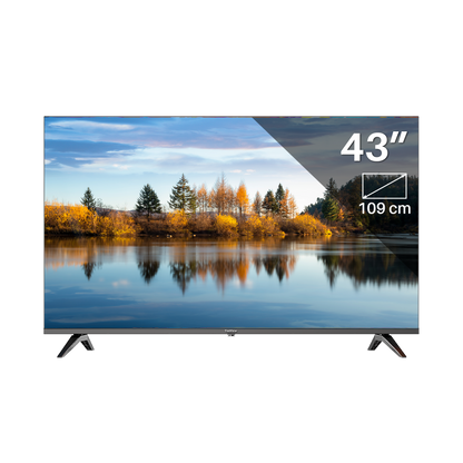 Google Smart TV | TeeView | 43 inch TeeView 4K UHD LED TV | 3xHDMI 2x USB | Ci+ | Triple Tuner DVB-T/T2/S/S2/C | Frameless Design | in Eindhoven geassembleerd | TV43QUG-EU
