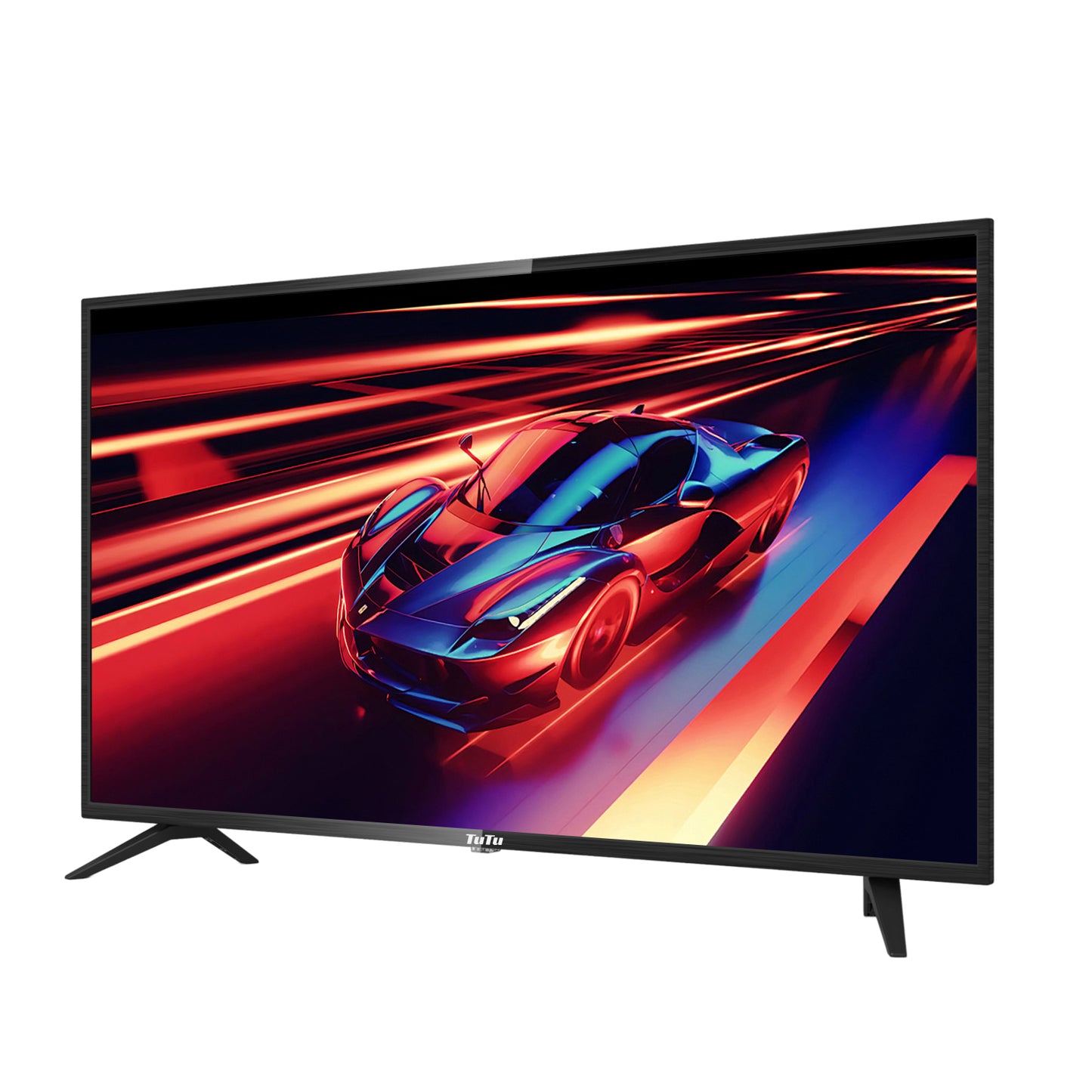 TuTu Android Smart TV - LED Full HD - 42 inch/108 cm - Frameless Design - Tripple Tuner DVB-T/T2/S/S2/C - HDMI x2, USB x2, CI+ - Voice Controle & Streaming apps - Geassembleerd in Eindhoven - TUS42FD1A