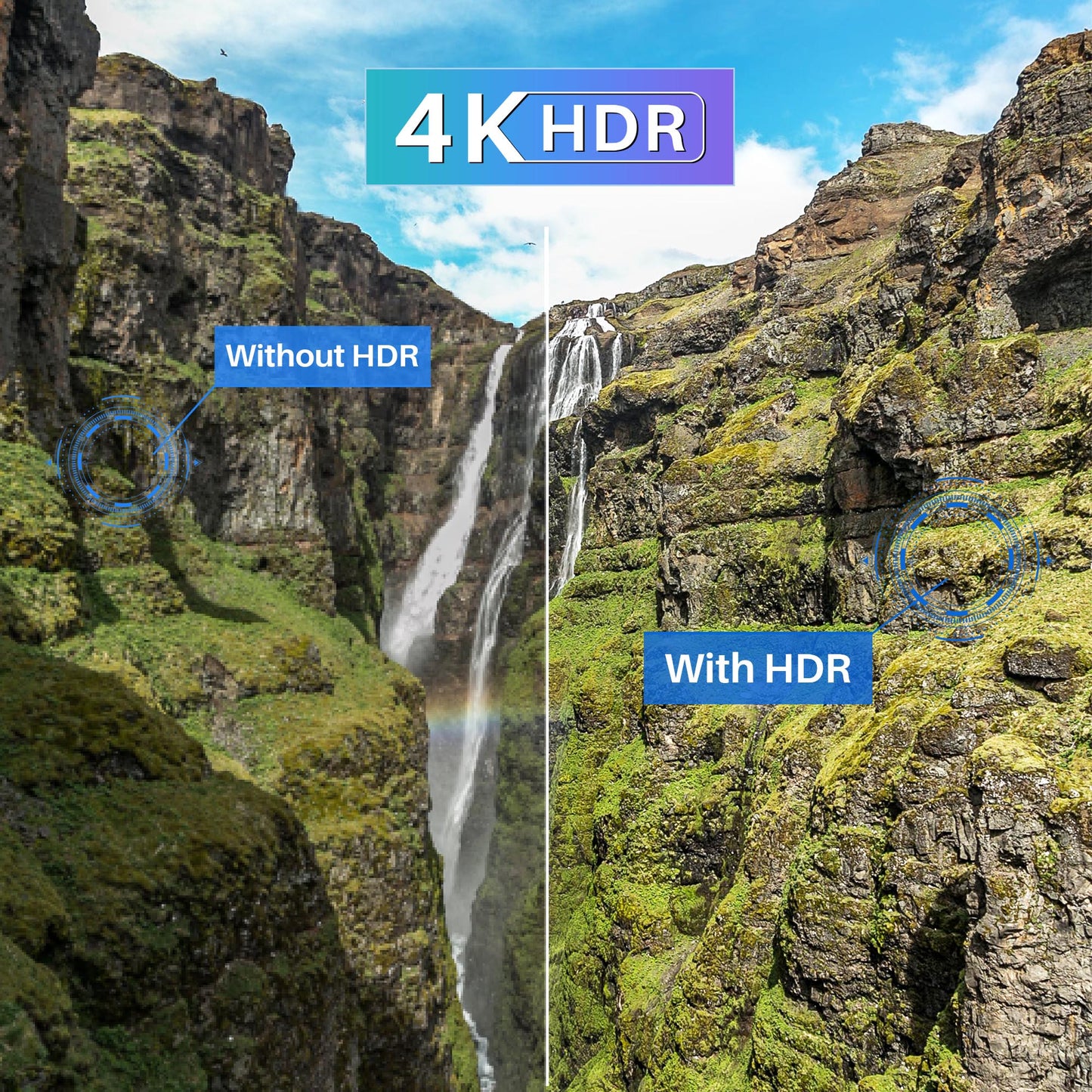 RCA Android Smart TV - QLED 4K Ultra HD - 43 inch/109 cm - Voice Controle & Streaming apps - HDMI x3, USB x2, CI+ - Tripple Tuner DVB-T/T2/S/S2/C - Frameless Design - Geassembleerd in Eindhoven - RAQ43UN1