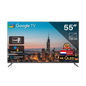 Google Smart TV | TeeView QLED TV 55 inch | 4K Ultra HD | Frameless Design | in Eindhoven geassembleerd | TV55QQG-EU