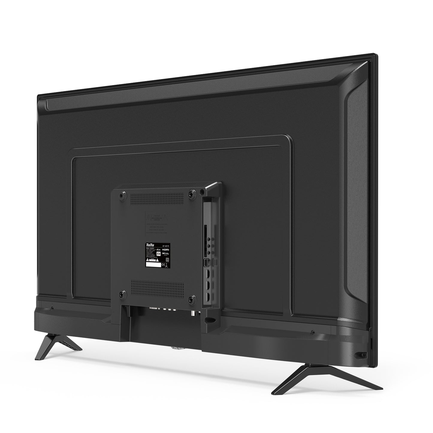 TuTu Android Smart TV - LED Full HD - 42 inch/108 cm - Frameless Design - Tripple Tuner DVB-T/T2/S/S2/C - HDMI x2, USB x2, CI+ - Voice Controle & Streaming apps - Geassembleerd in Eindhoven - TUS42FD1A