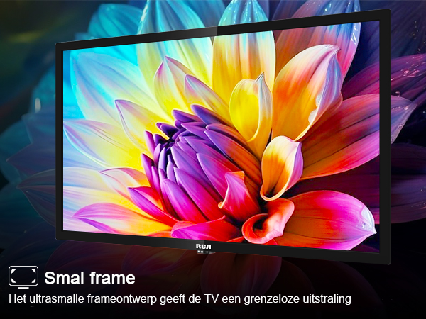 RCA HD LED TV | 32 Inch/81 cm | Frameless | Triple Tuner (DVB-T/T2-C/CI+-S/S2) | HDMI | CI+ | USB Media Player | Hotelmodus | Dolby Audio | In Eindhoven geassembleerd | NRB32HQ1