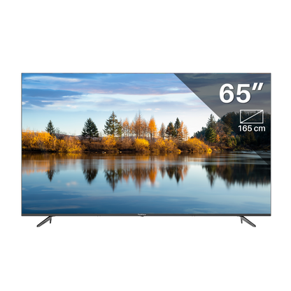 Google Smart TV | TeeView 65 inch 4K Ultra HD | 3xHDMI 2x USB | Ci+ | Triple Tuner DVB-T/T2/S/S2/C | Frameless Design | in Eindhoven geassembleerd | TV65QUG-EU