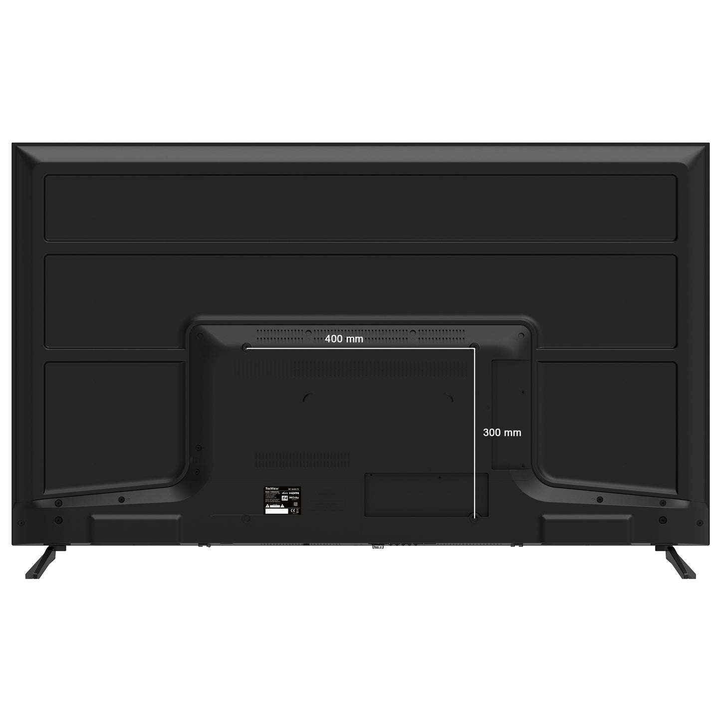 TeeView Google Smart TV - LED Ultra HD 4K – 55 inch/140 cm - Frameless Design - Tripple Tuner DVB-T/T2/S/S2/C - HDMI x3, USB x2, CI+ - Voice Controle & Streaming apps - Geassembleerd in Eindhoven - TV55QUG-EU