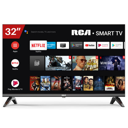 RCA Android Smart TV | 32 inch/81cm |  LED HD | Triple Tuner | USB x2 & HDMI x3 | SRA32HQ1