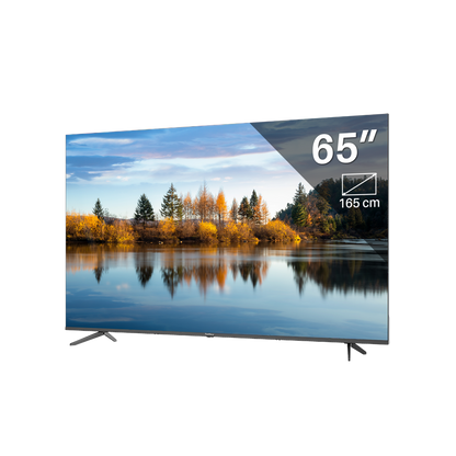 Google Smart TV | TeeView 65 inch 4K Ultra HD | 3xHDMI 2x USB | Ci+ | Triple Tuner DVB-T/T2/S/S2/C | Frameless Design | in Eindhoven geassembleerd | TV65QUG-EU