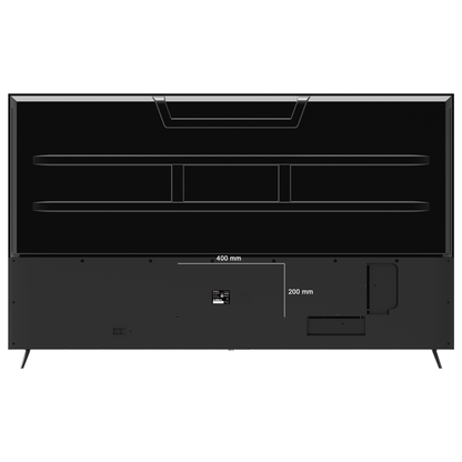 TeeView Google Smart TV - QLED 4K - 75 inch/191 cm - Frameless Design - Tripple Tuner DVB-T/T2/S/S2/C - HDMI x3, USB x2, CI+ - Voice Controle	& Streaming apps - In Eindhoven geassembleerd - TV75QQG-EU