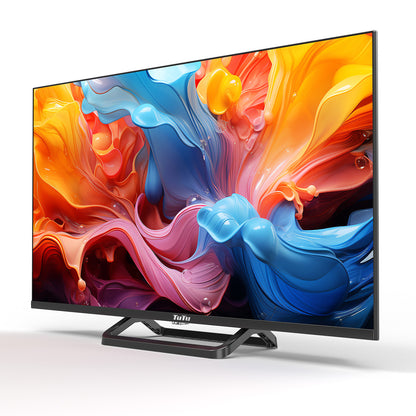 TuTu Standaard TV - LED HD - 32 inch/82 cm - Frameless Design - Enkelvoudige standaard - Tripple Tuner DVB-T/T2/S/S2/C - HDMI x3, USB x2, CI+ -	 In Eindhoven geassembleerd - TUB32HN1NC