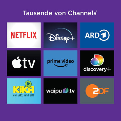 RCA Roku Smart TV - LED HD - 24 inch/61 cm - Frameless Design - Tripple Tuner DVB-T/T2/S/S2/C - HDMI x3, USB x2, CI+ - Streaming apps - RK24HF1