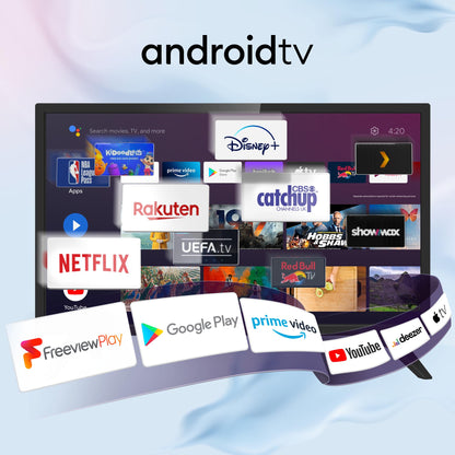 Google Smart TV | RCA 24 Inch HD Google TV | Smart TV met Google Assistant & Chromecast | 1x HDMI & 1x USB | Compact & Veelzijdig | In Eindhoven geassembleerd | RCA IRS24H1