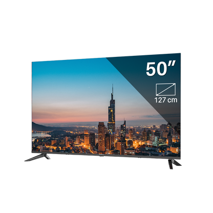 4K Ultra HD Google TV | TeeView 50 inch QLED TV | 3xHDMI 2x USB | Ci+ | Triple Tuner DVB-T/T2/S/S2/C | Frameless Design | Smart TV | in Eindhoven geassembleerd | TeeView TV50QQG-EU