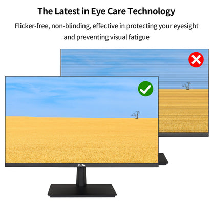 TuTu 24 inch frameless LED Monitor | 75Hz | HDMI, VGA, Audio out | HDMI kabel | TU238M2