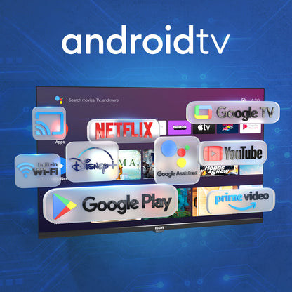 RCA Android Smart TV | 32 inch/81cm |  LED HD | Triple Tuner | USB x2 & HDMI x3 | SRA32HQ1
