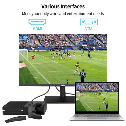 TuTu 24 inch frameless LED Monitor | 75Hz | HDMI, VGA, Audio out | HDMI kabel | TU238M2