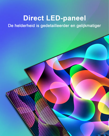 TuTu Google Smart TV - LED HD - 32 Inch/82 cm - Frameless Design - Tripple Tuner DVB-T/T2/S/S2/C - HDMI x3, USB x2, CI+ - Voice Controle & Streaming apps - Geassembleerd in Eindhoven - TUG32HQ1