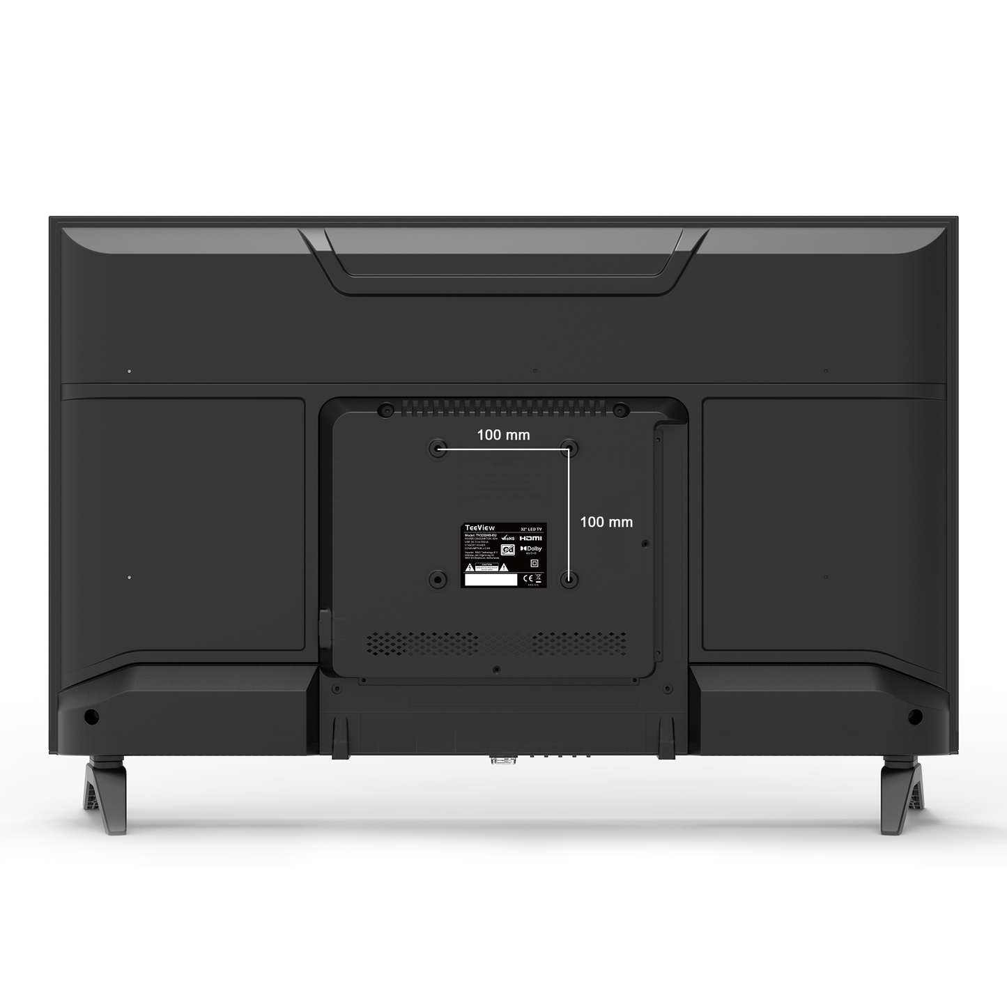 Google Smart TV | TeeView 32 inch LED TV | Frameless design | In Eindhoven geassembleerd | TV32QHG-EU
