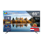 Google Smart TV | TeeView 65 inch 4K Ultra HD | 3xHDMI 2x USB | Ci+ | Triple Tuner DVB-T/T2/S/S2/C | Frameless Design | in Eindhoven geassembleerd | TV65QUG-EU