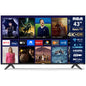 RCA  Roku Smart TV - LED UHD 4K - 43 inch/110 cm - Frameless Design - Tripple Tuner DVB-T/T2/S/S2/C - HDMI x3, USB x2, CI+ - Geassembleerd in Eindhoven - RK43UN1